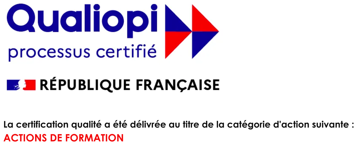 Qualiopi, processus certifié, République française : actions de formation